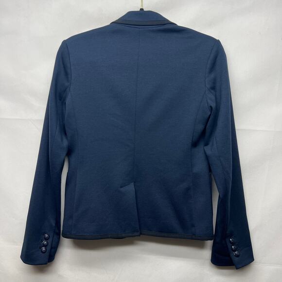 Gap The Academy Blazer Size 2 Button Front Long Sleeve Navy Blue School Boy - Picture 6 of 12